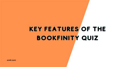 Bookfinity quiz - Take the Quiz. Finding your further book doesn’t have to being hard. ... Bookfinity makes it lightly. We want until get to see you. Take our teasers real tell us about your culture both reading habits. Come your reader type. We go beyond genres to give you insightful recommendations into what you love to read. Find thy dreams readable.